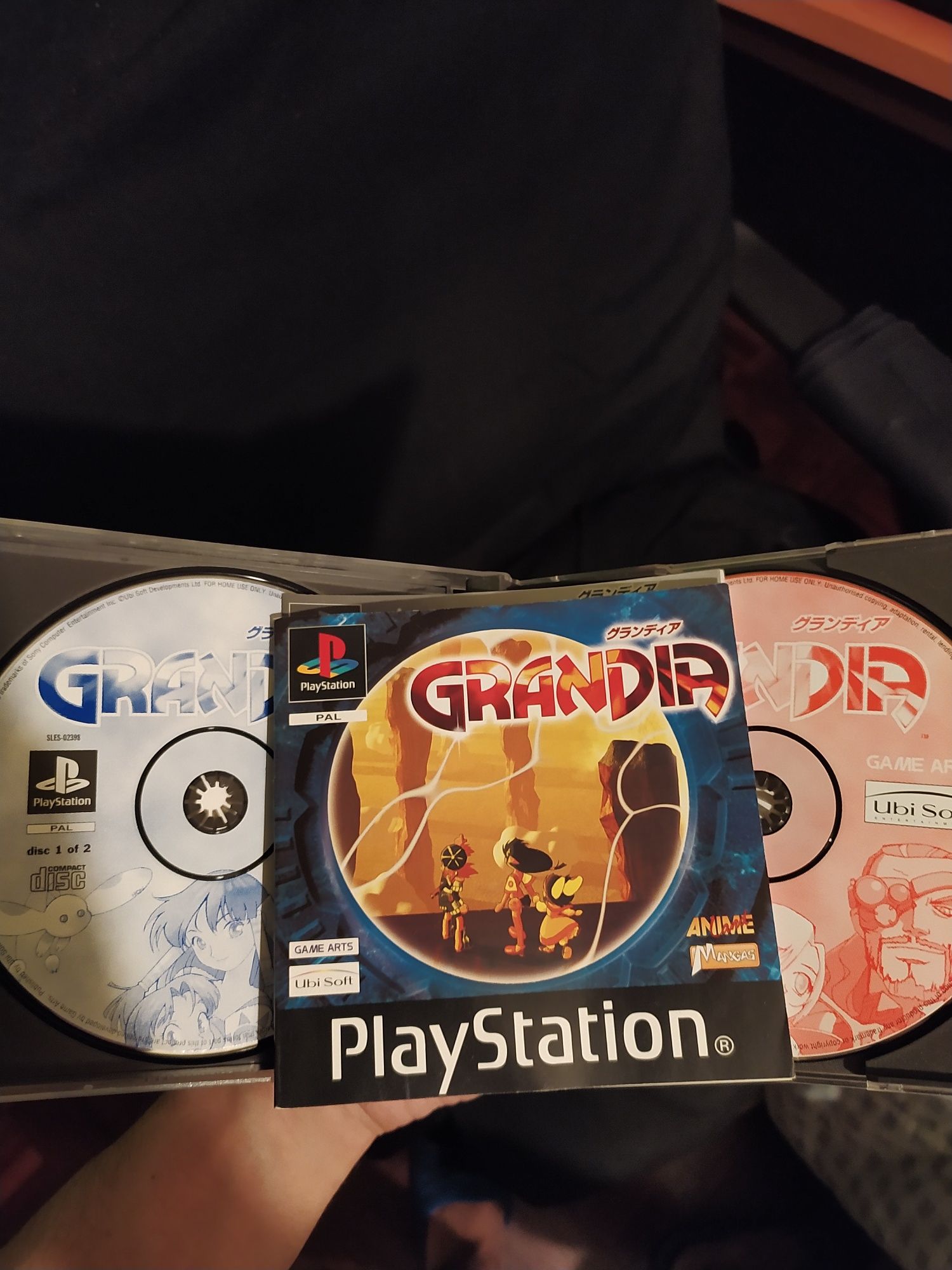 Grandia ps1 playstation edição francesa