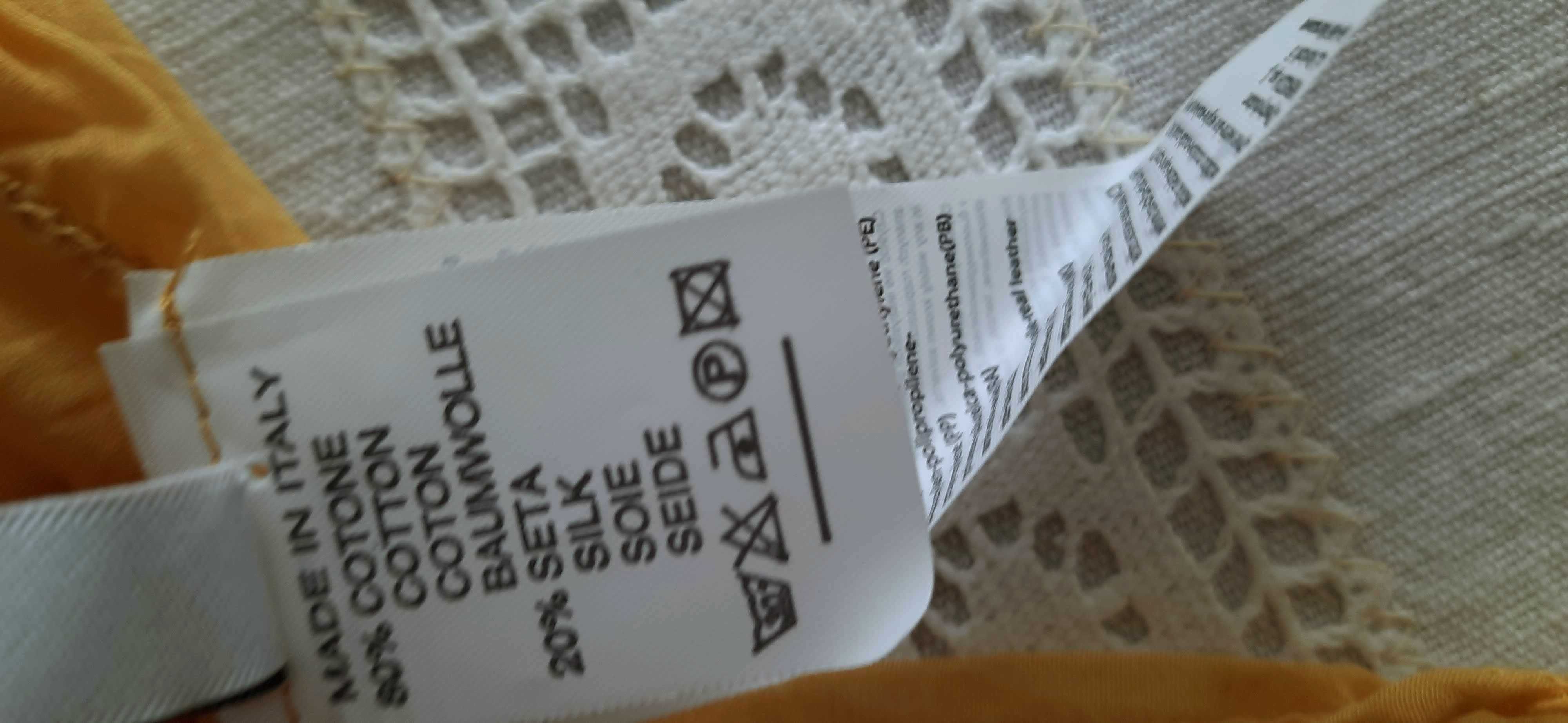 Unisono chusta miodowa bawełna + jedwab