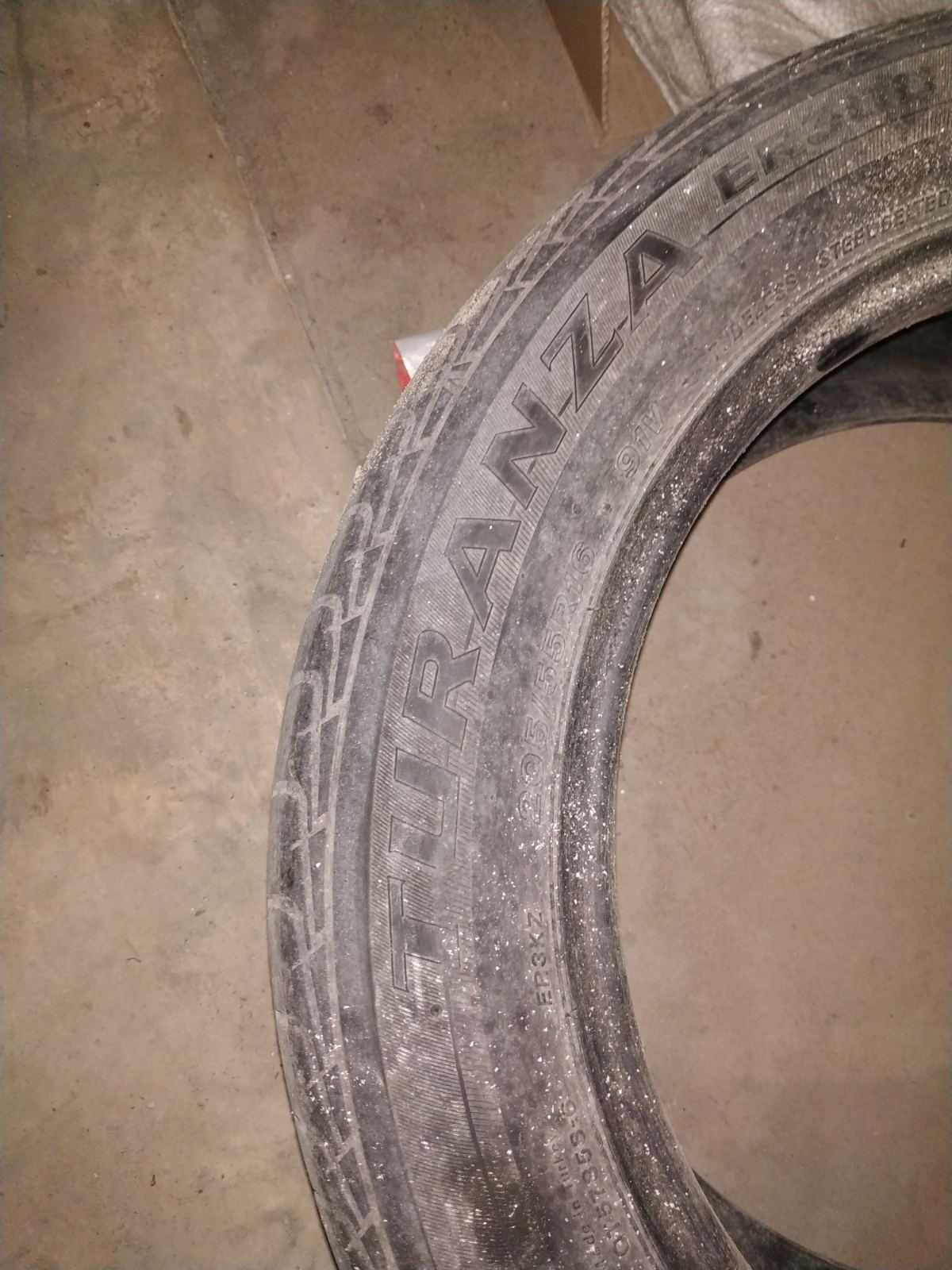 Літні шини Bridgestone Turanza 205/55R16, б/у комплект