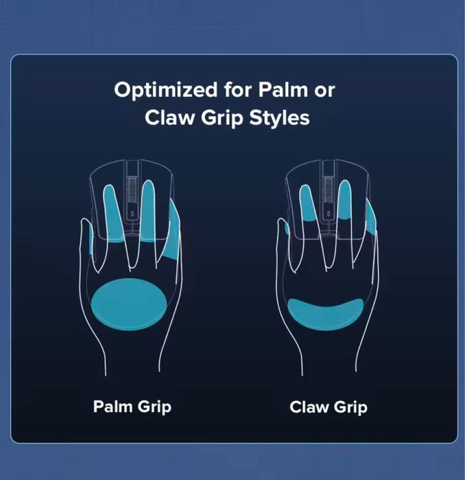 Ігрова мишка Delux M900PRO для пк, бездротова, PAW3395, 8000 Гц