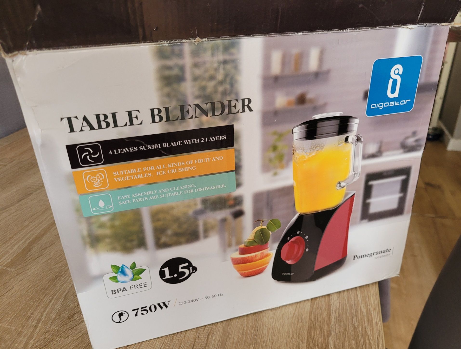 Blender kielichowy szklany