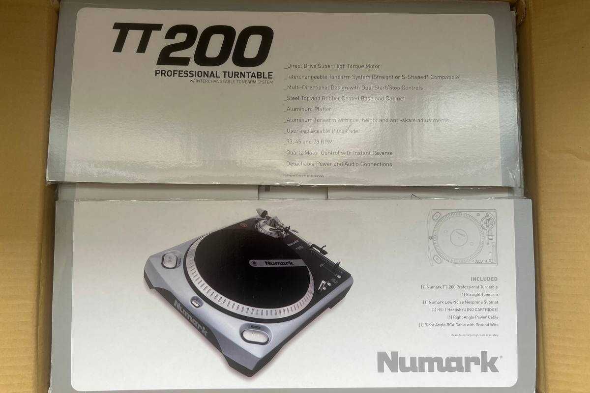Gramofon Numark DJ TT200, (KLASYK | UNIKAT) + akcesoria