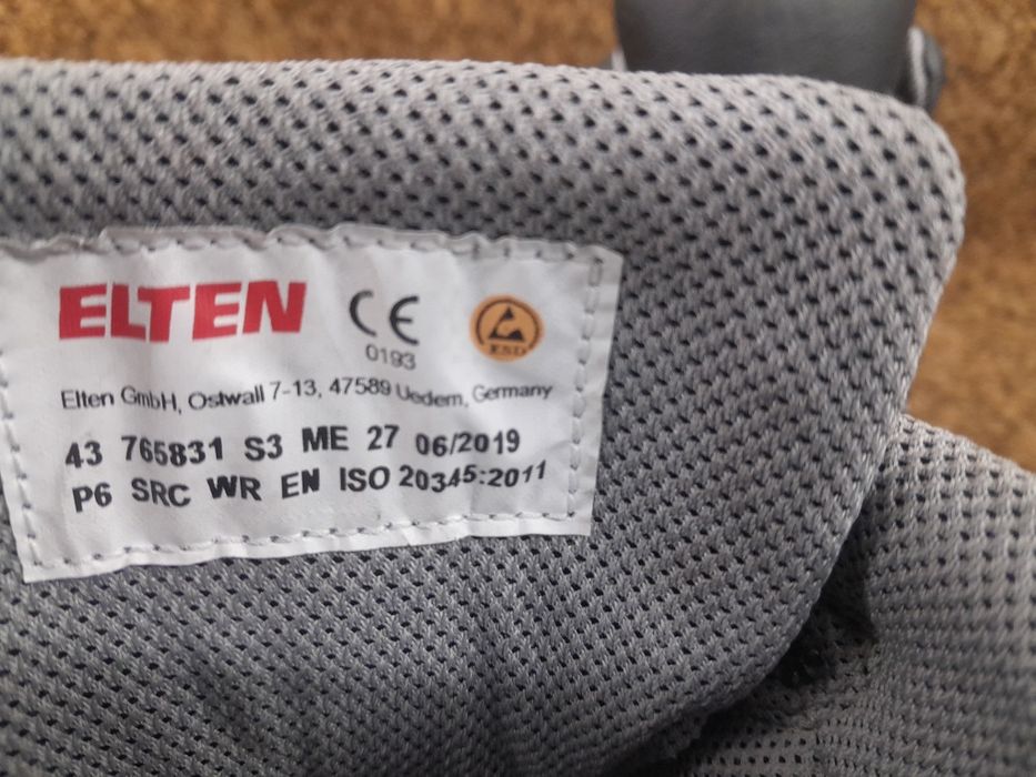 Черевики,ботінки спецвзуття з захистом S-3 Elten 45,44,43,42,41 розмір