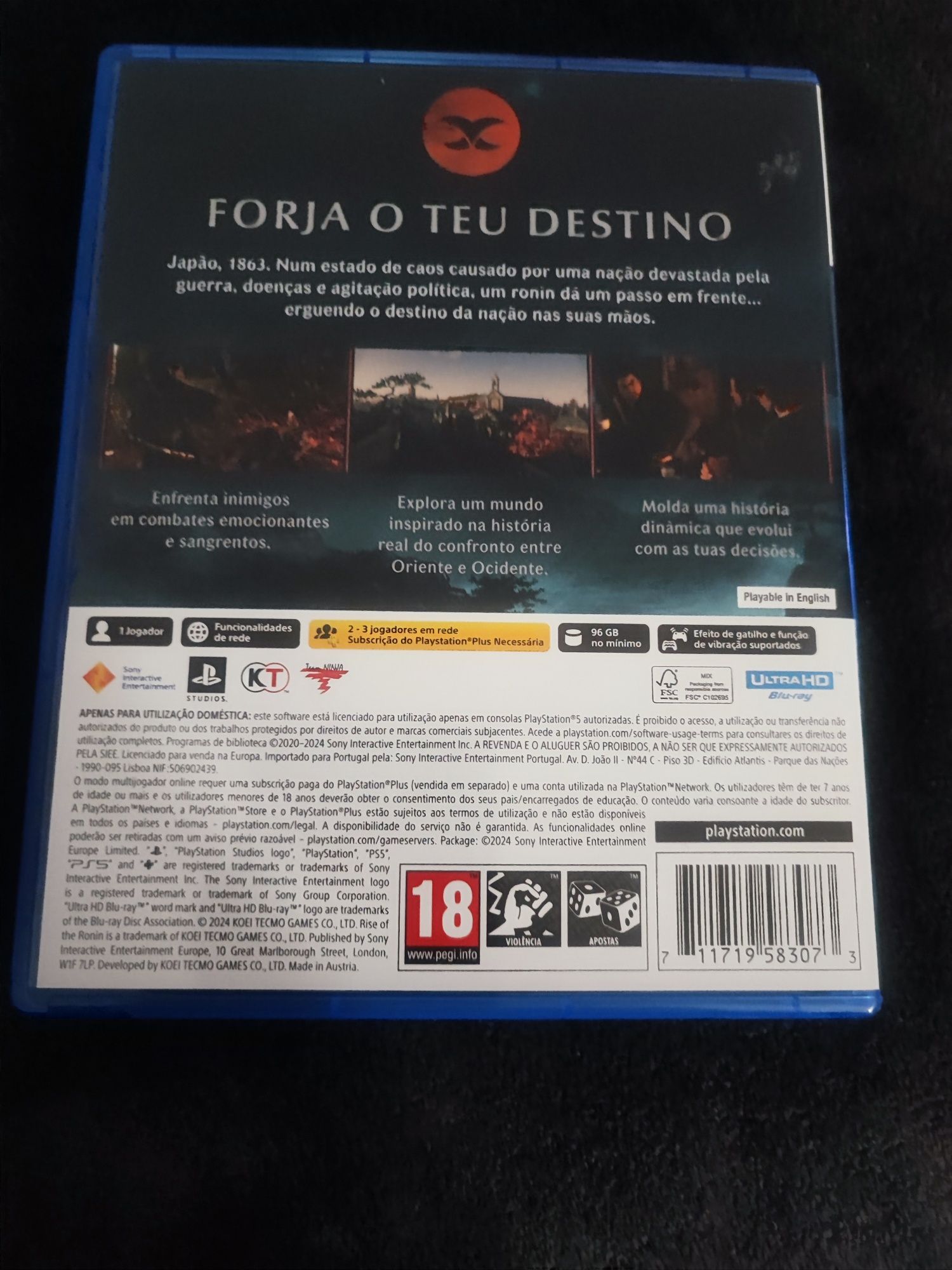 Rise of the Ronin PS 5 Novo