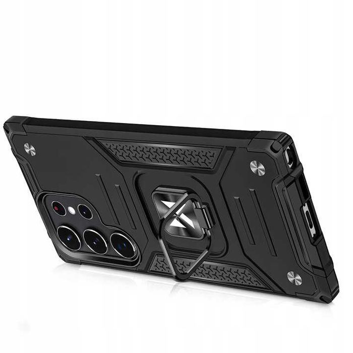 Etui Pancerne Samsung Galaxy S23 Ultra + Szkło Hartowne