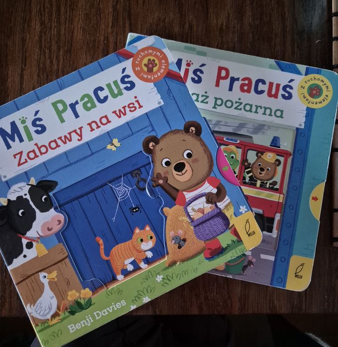 Miś Pracuś straż pożarna  i na wsi