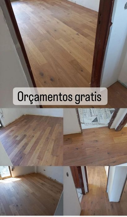 Instalação de qualquer  pavimento em madeira e pintura de apartamentos