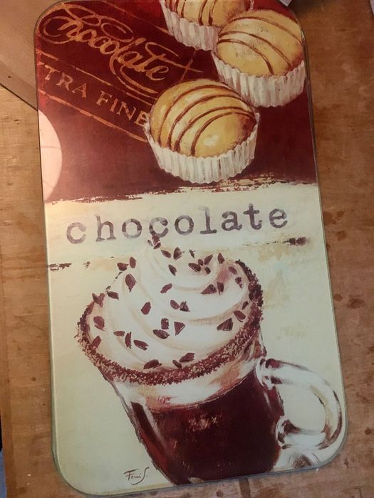 OKAZKA Deska szkło osłona płyty indukcja 2x