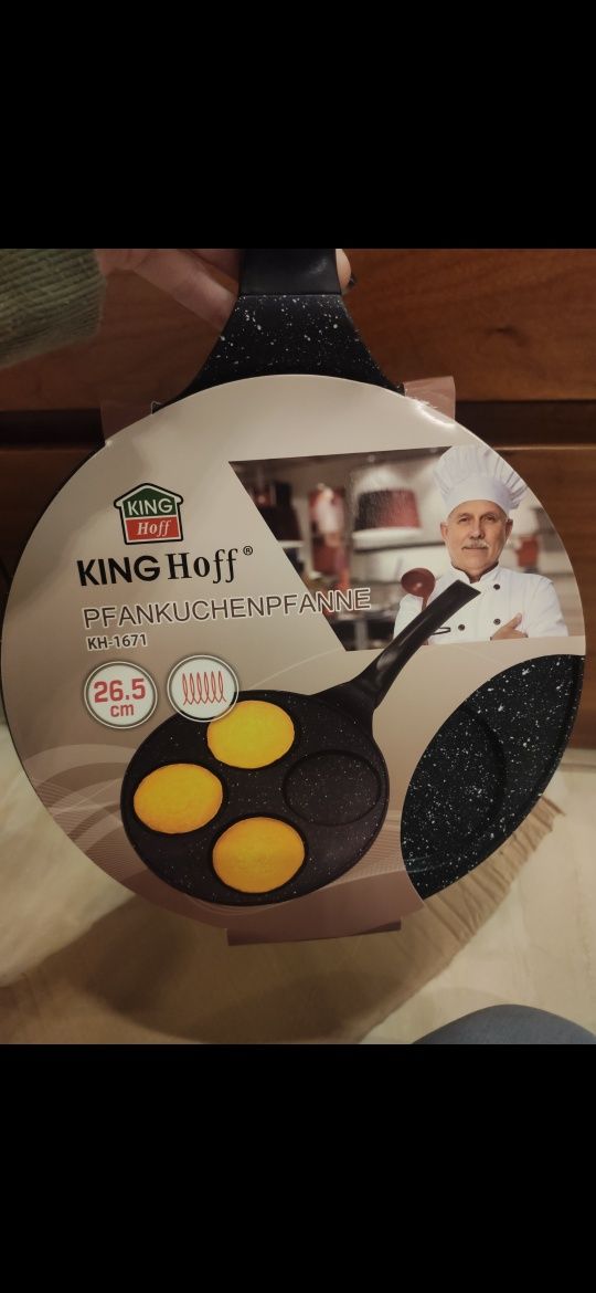 Patelnia marmurkowa do pancake racuchów jajek 26cm kinghoff