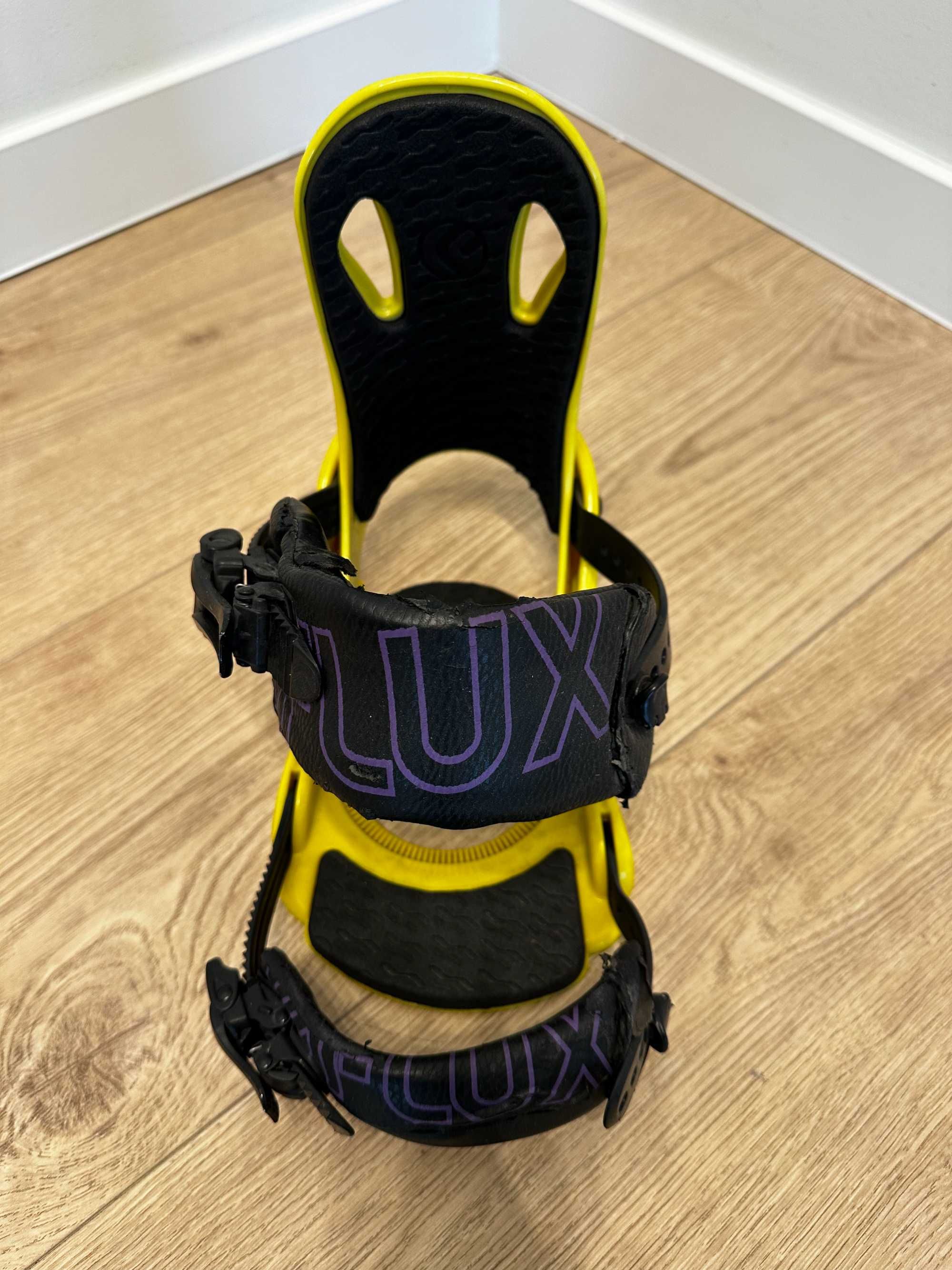 Wiązania snowboardowe Flux PR15 Żółte.