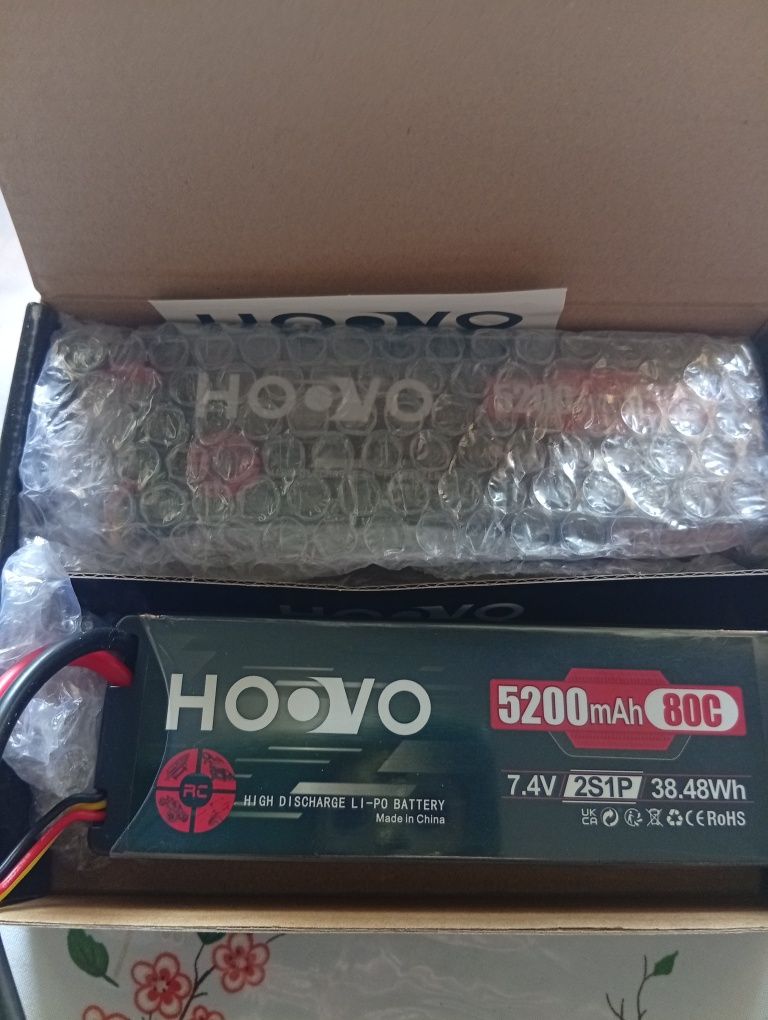 Акумулятор Hoovo 5200mAh 80C 7.4V ...ціна за 2шт 1500...любий інший