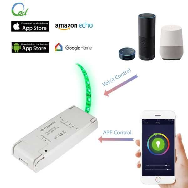 Controlador fita LED RGB (WI-FI) 8A