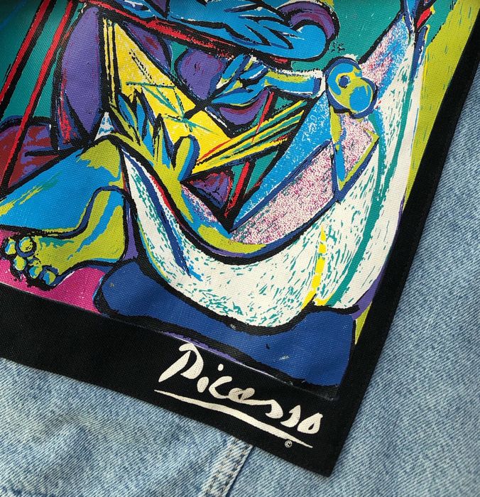 Kurtka jeansowa C&A z naszywką Picasso oversize S/M 36/38