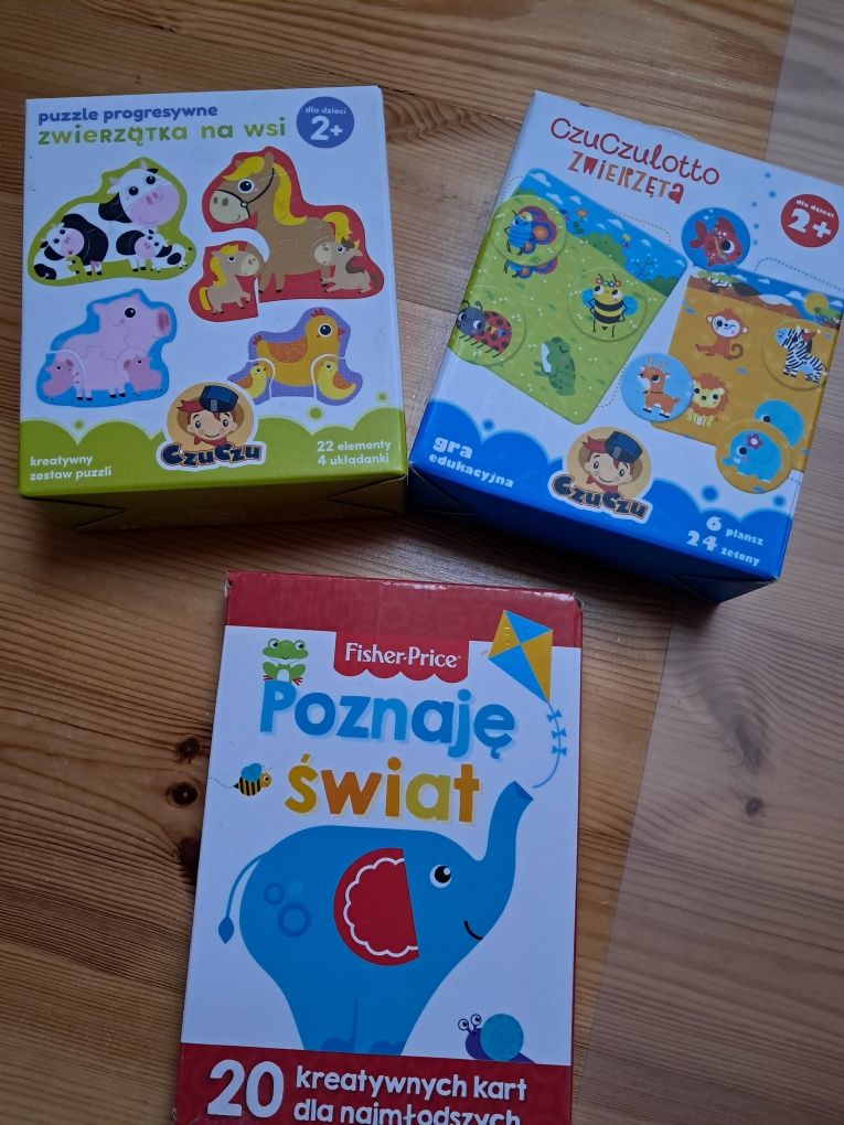 Puzzle,  karty edukacyjne