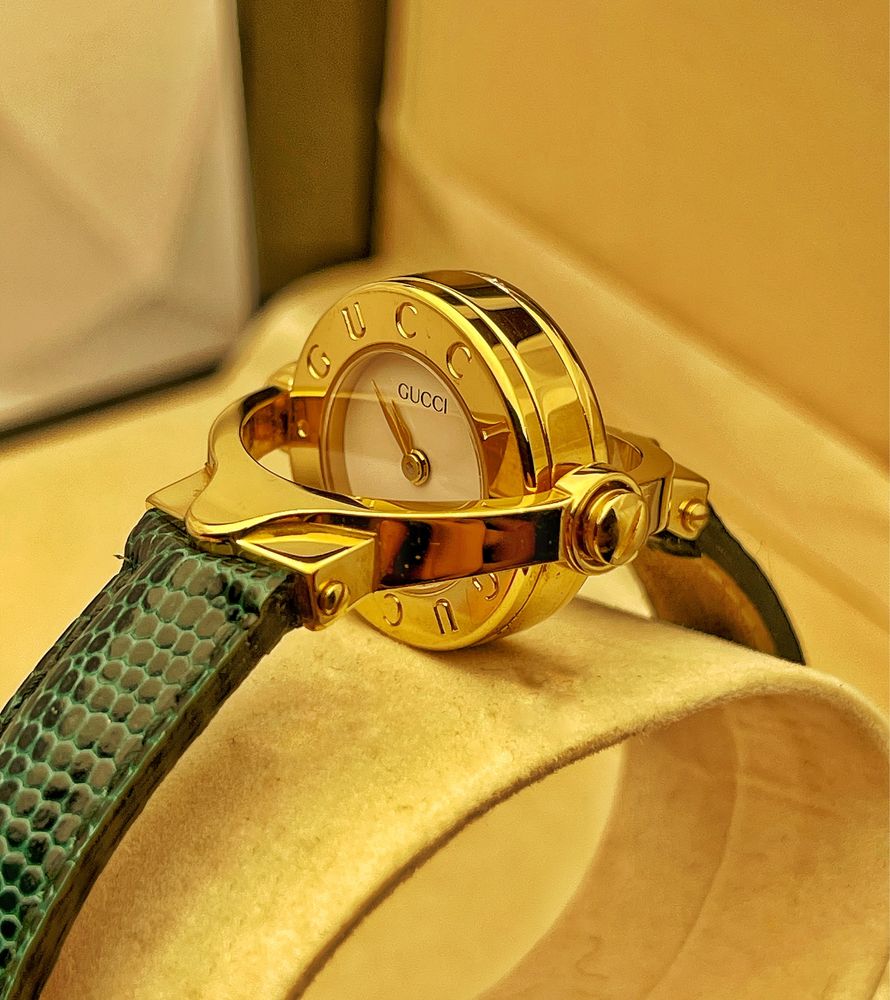 Годинник Gucci 6600l два кольори
