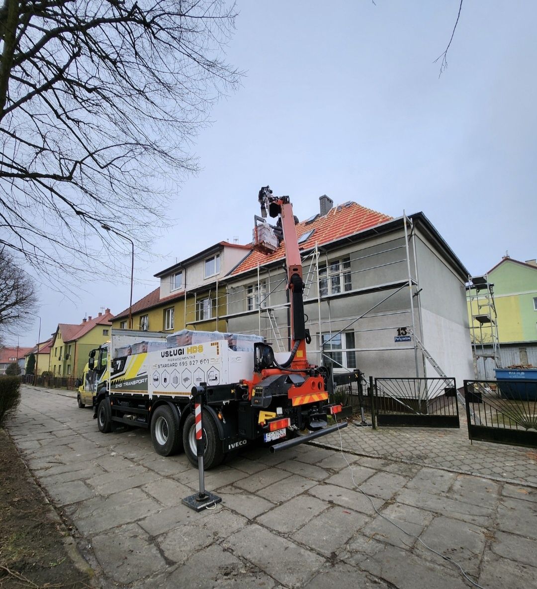 Usługi Dźwigowe HDS Stargard ,Transport Ciężarowy , Montaż