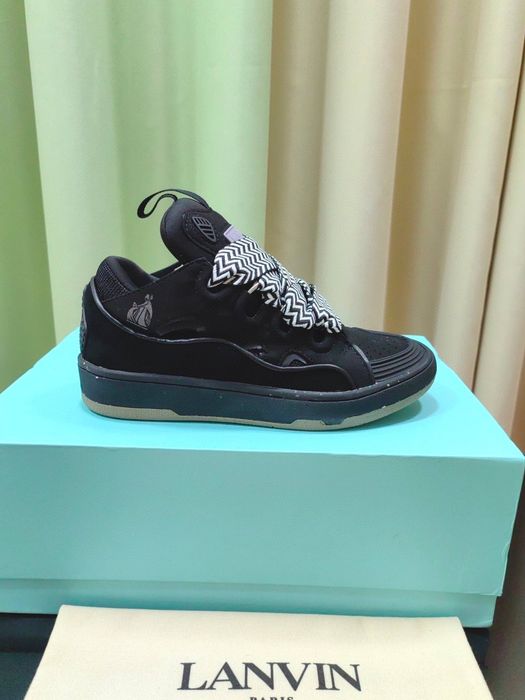 ‼️ХІТ СЕЗОНУ‼️ Кросівки Lanvin curb (Кеди,Ланвін,Чорні)