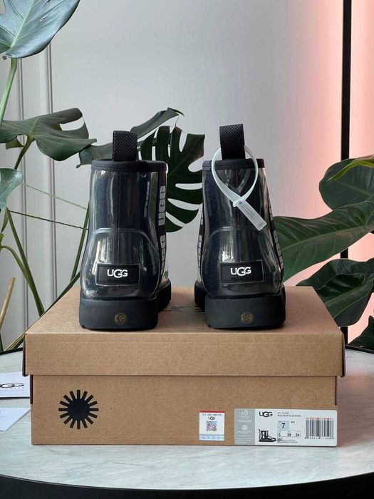 Женские сапоги UGG Classic Clear Mini Boot 36-41 Натур Овчина! Купить!