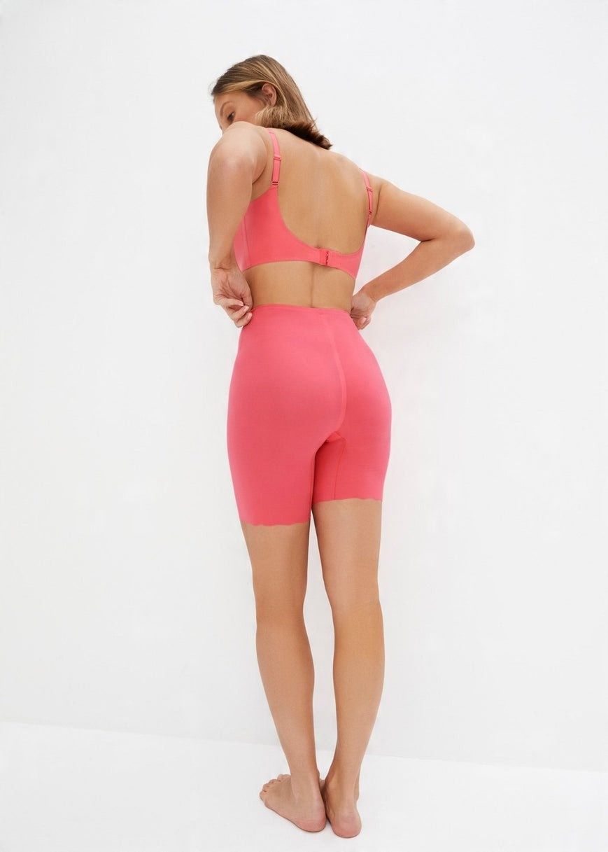 B.P.C legginsy modelujące koralowe krótkie XXL.