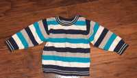 Bluzeczka ,sweterek w paski Mohini Baby,rozmiar 74