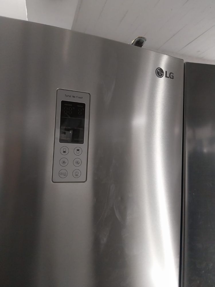 Frigorifico LG combinado cinzento