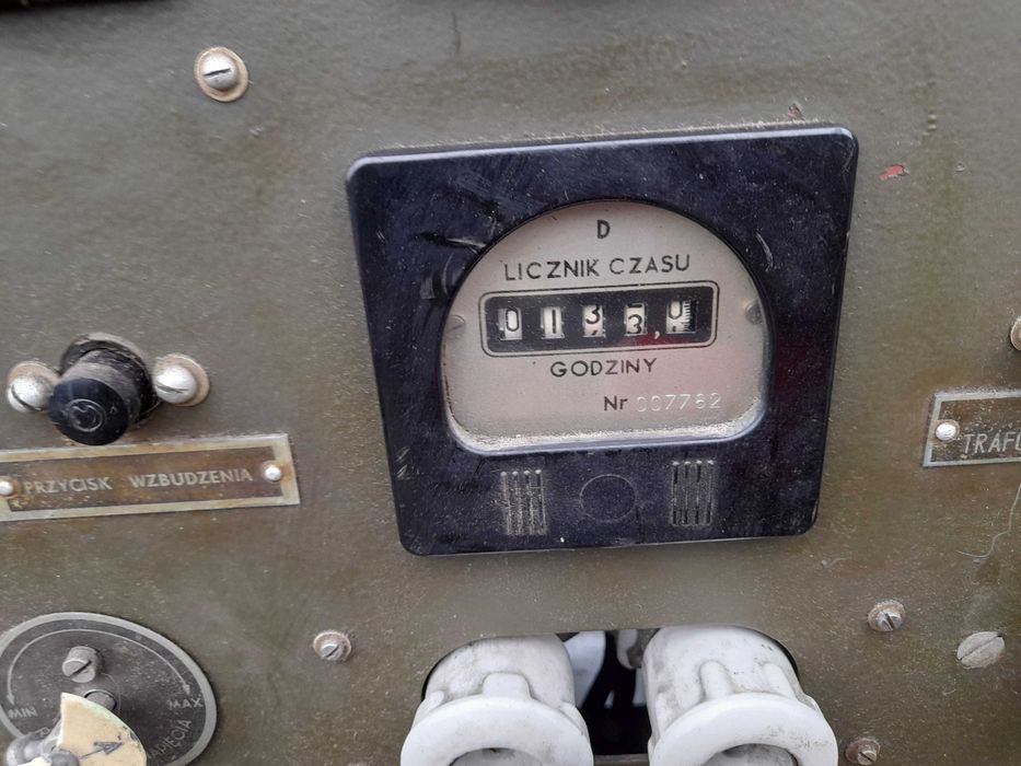 Agregat prądotwórczy wojskowy PAB 4 4kw 230V na przyczepie