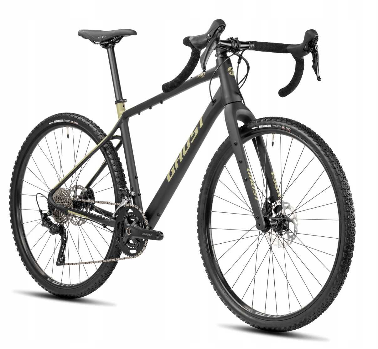 Rower Gravel Ghost Asket Essential AL U BLK/GRN GRX 2x10s. 2025 R. L