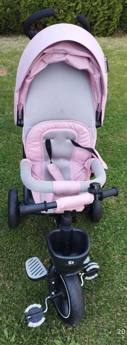 Rower dla dzieci Kinderkraft, Rowerek Trójkołowy Spinstep Różowy