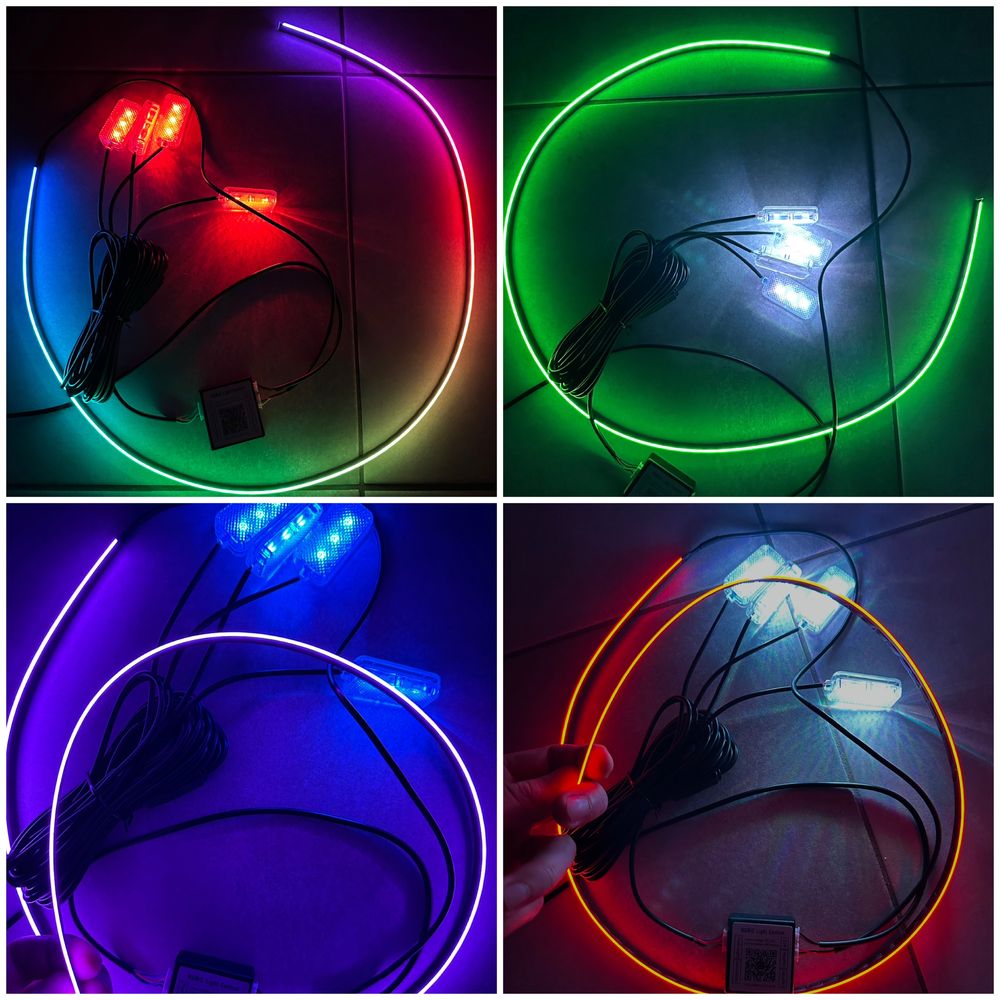 Підсвітка салону 18в1 Ambient Light symphony дві зони чорна
