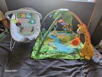Mata rainforest fisherprice + lezaczek Bright starts