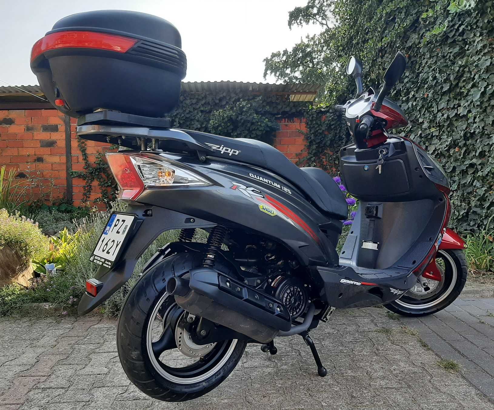 Mega zadbany maxi skuter Zipp Quantum RC 125ccm 2019r 2wł 5662km kufer