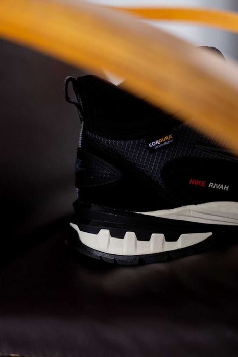 Мужские зимние кроссовки с мехом Nike Rivah High "Dark Grey" Cordura