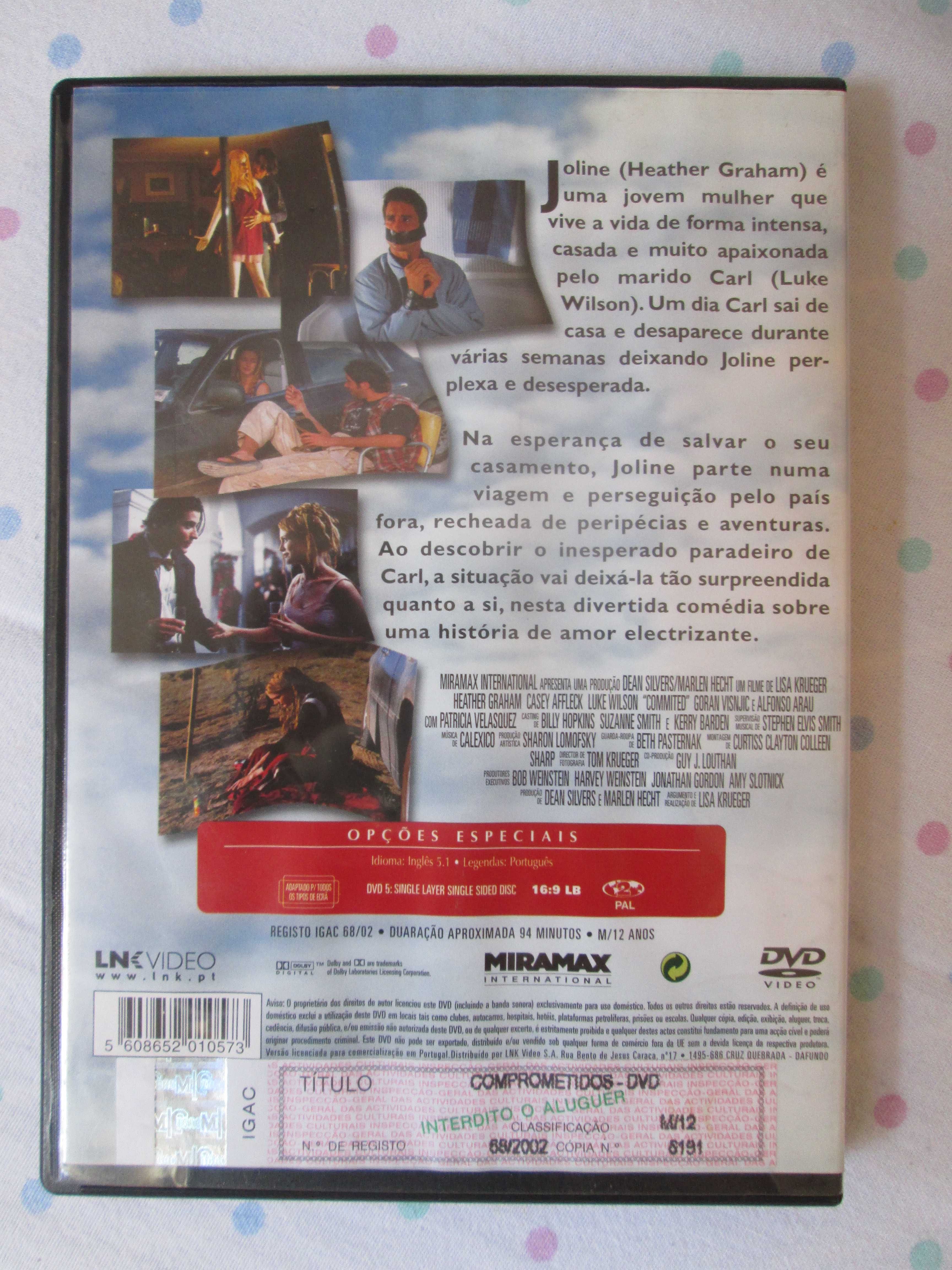 DVD Comprometidos, com Casey Affleck, Luke Wilson, Heather Graham