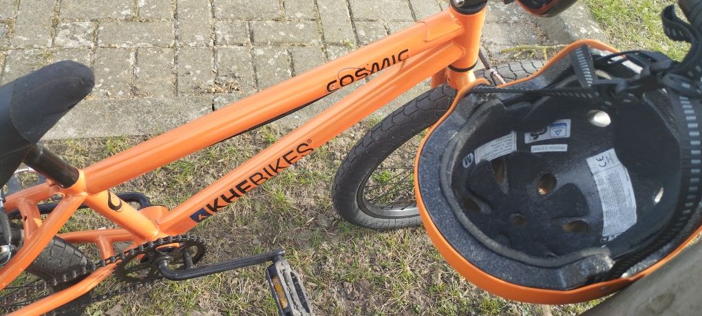 Rower BMX Cosmic dziecięcy pomarańczowy 11;1Kg 20 Cali Khebikes