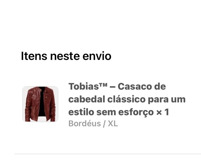 Casaco de cabedal Classico XL