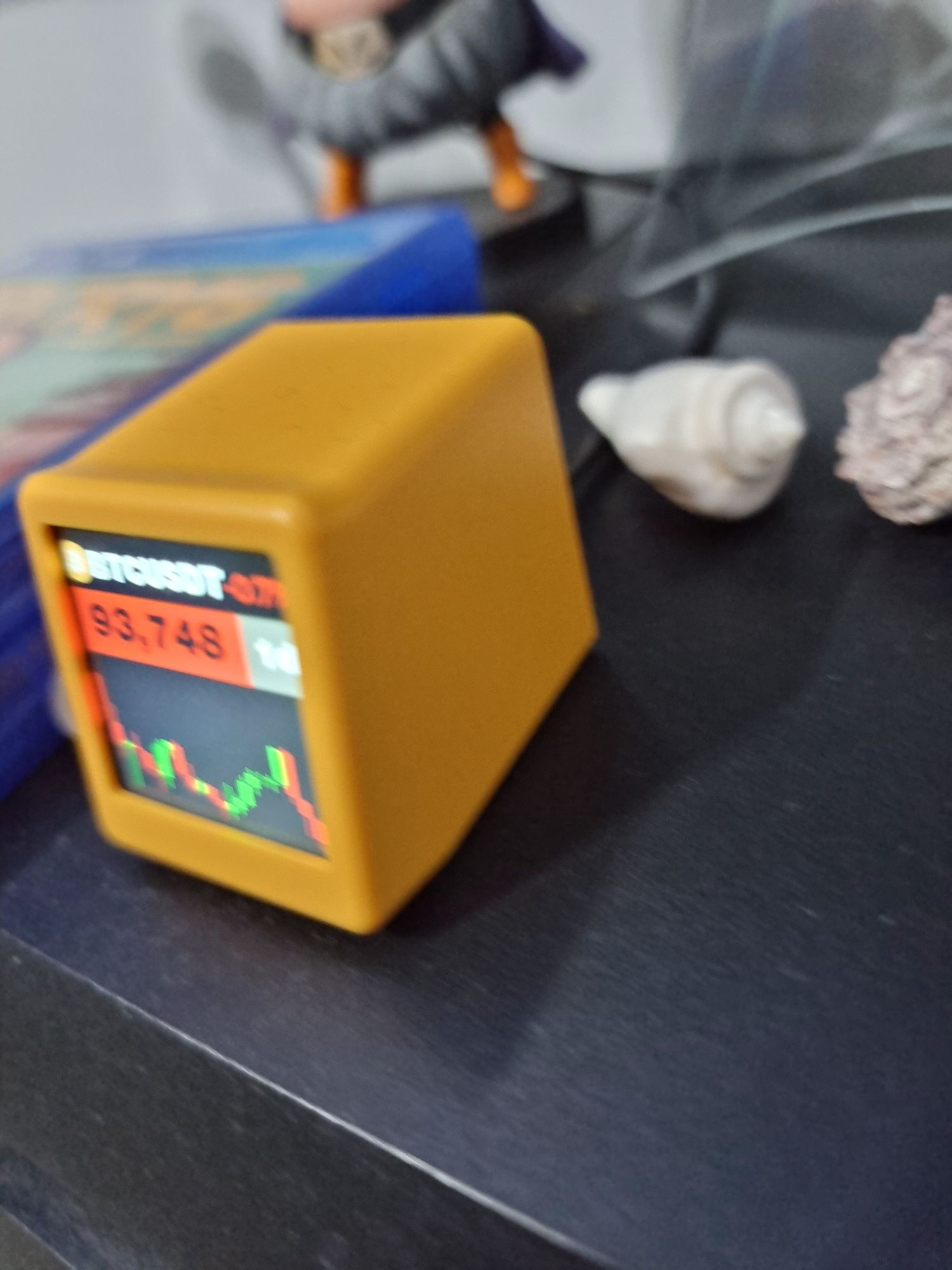 Zegar z funkcją Śledzenia kryptowalut,pogoda itp