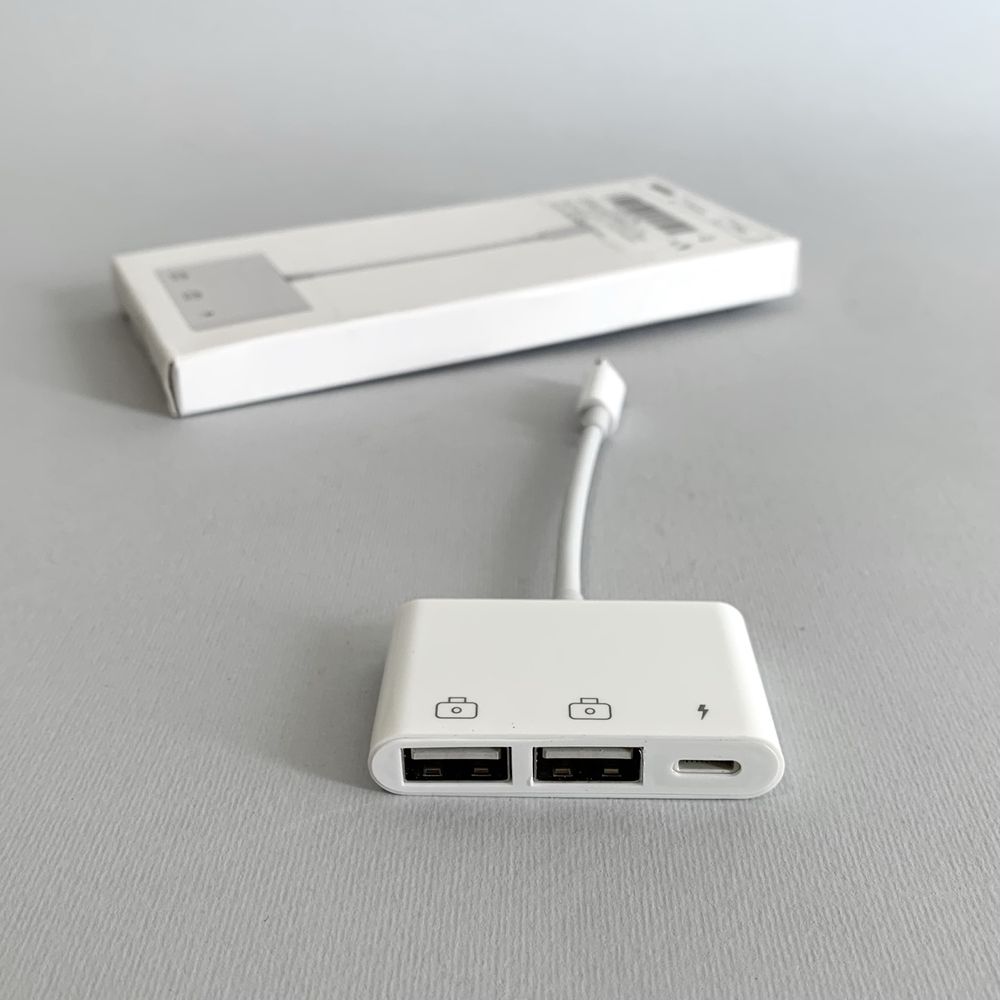 Адаптер USB-Lightning 3 в 1