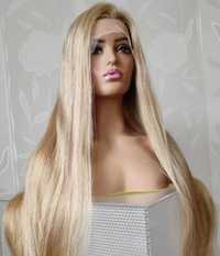 Peruka full lace wig naturalna blond