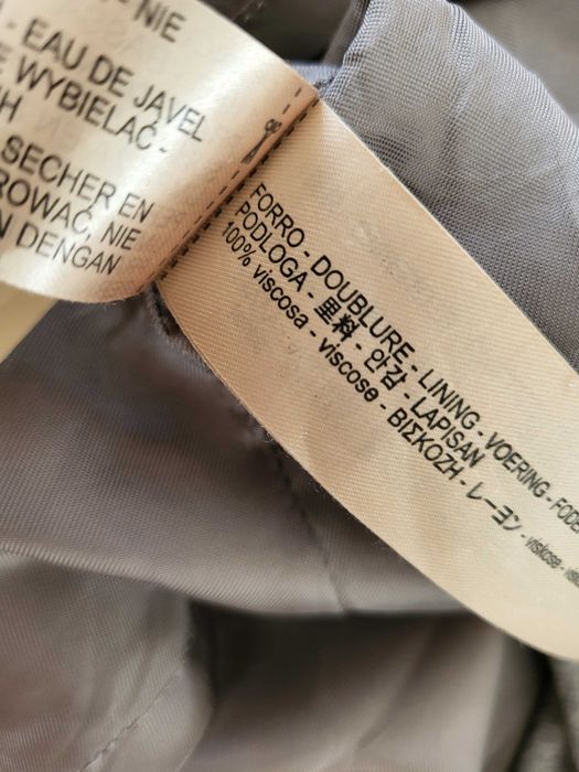 Massimo Dutti 38 szara sukienka wełna