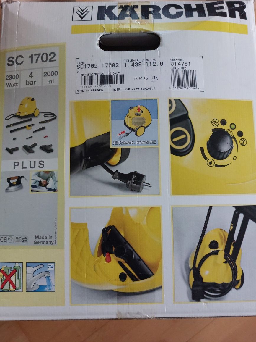 Kärcher SC1702 - odkurzacz parowy,