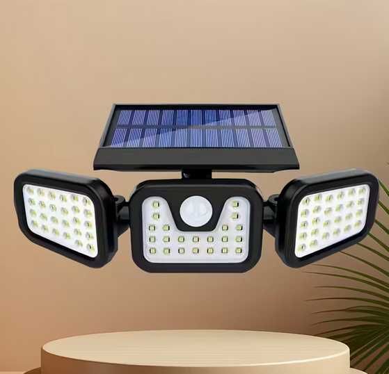 Zewnętrzna lampa LED z 3 trybami zasilane energią słoneczną