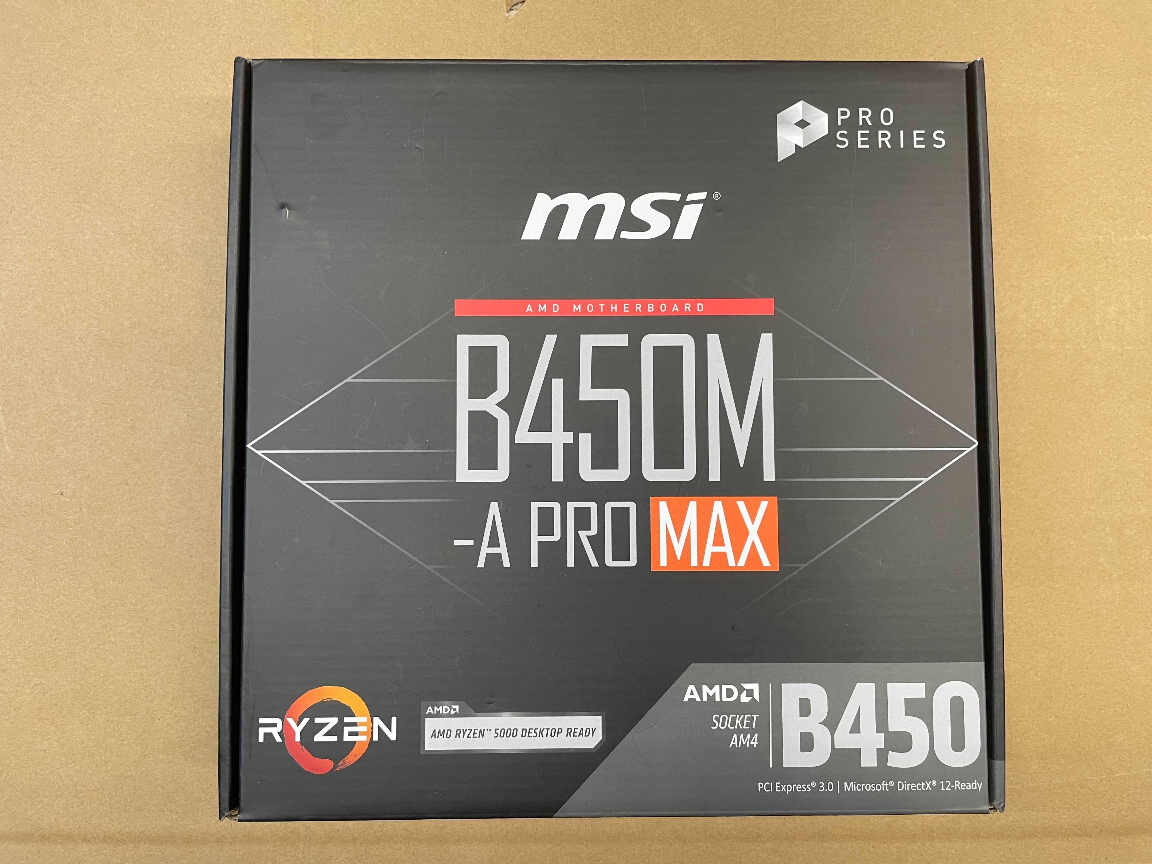 Płyta główna MSI B450M-A PRO MAX DDR4 AM4