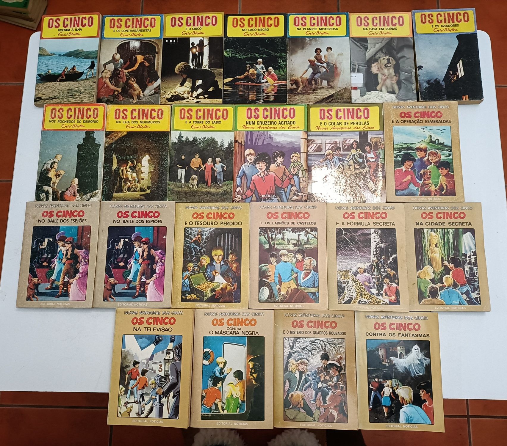 135 Livros Enid Blyton, Os Sete, Uma Aventura, e outros...