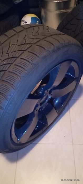 Alufelgi 5x120 r17 BMW z oponami zimowymi