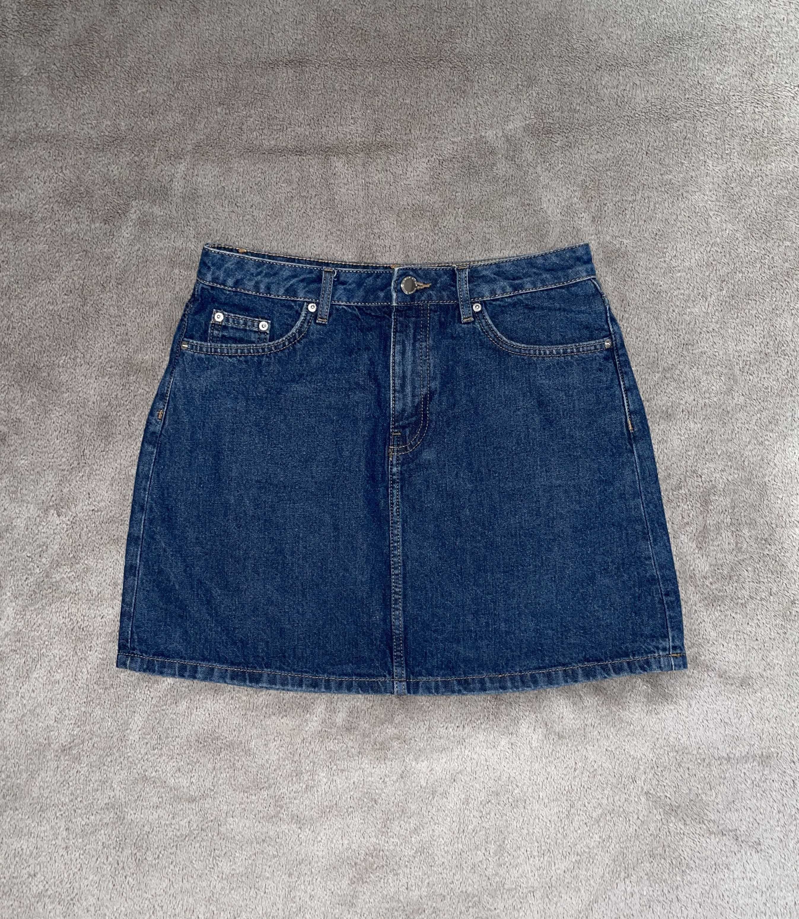 Jeansowa spódniczka H&M rozmiar M (38)