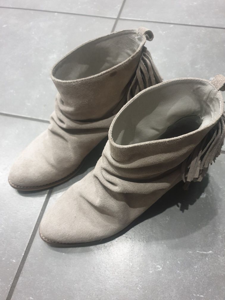 Botki Zara roz.38