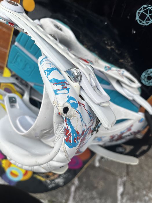 Deska snowboard Burton Feather 149cm wiązania Rome SDS