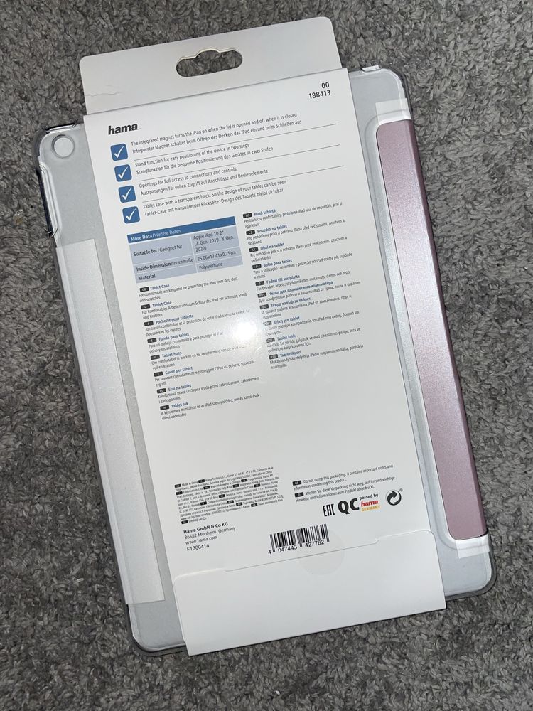 Hama Fold Clear do Apple iPad 10.2