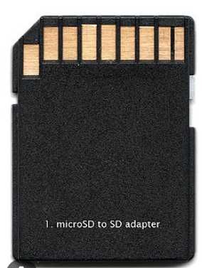 Adaptadores de cartões de memória MicroSD , NOVOS!