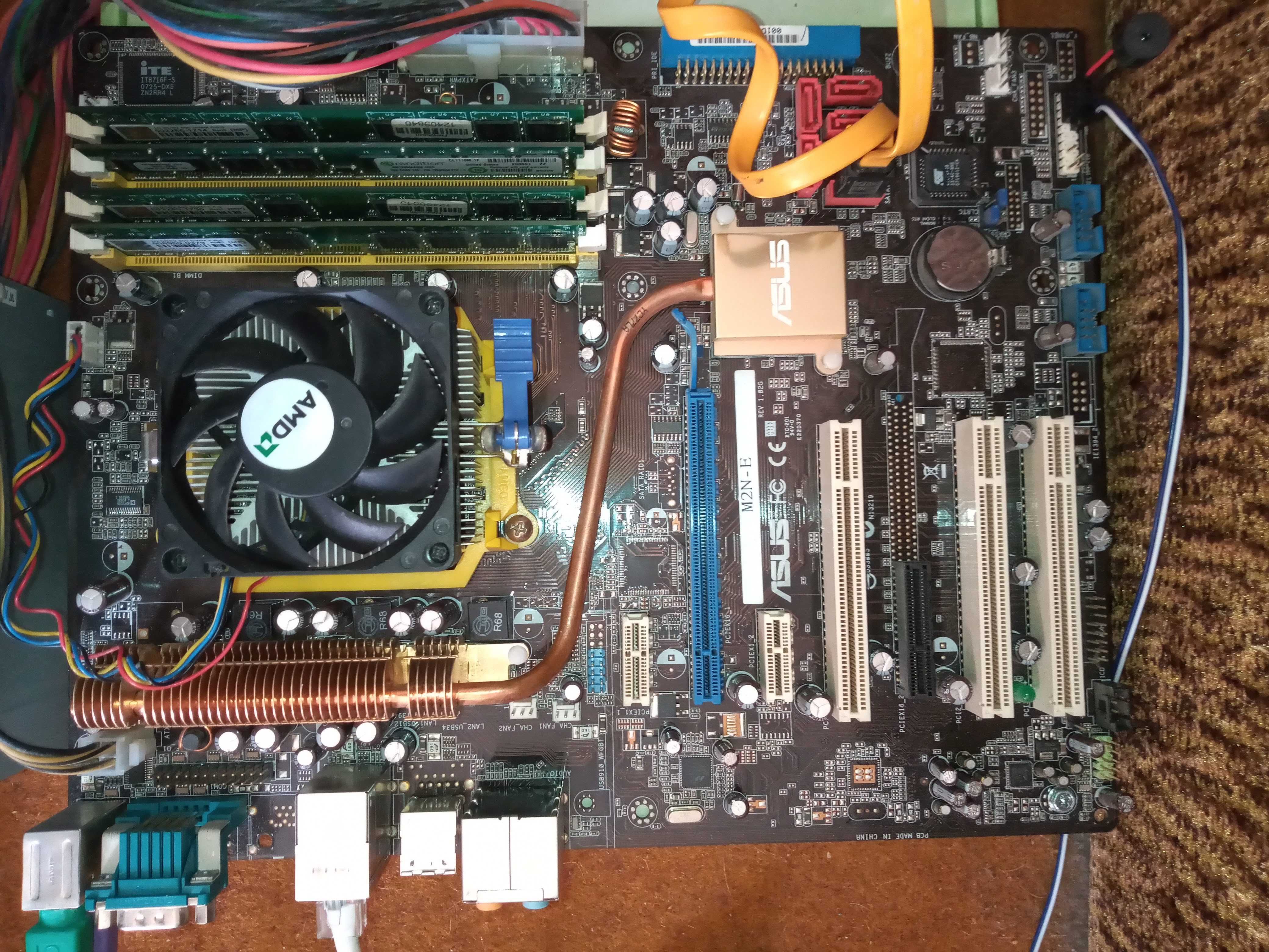 Комплект - Asus M2N-E, AMD Athlon II X250, 4Gb DDR2, GV-NX86S256H